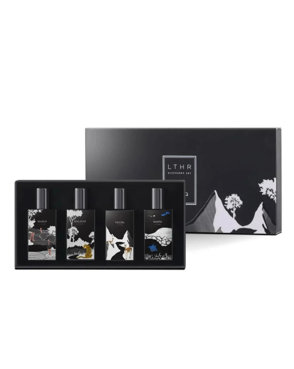 Ibrahim Al Qurashi Mini LTHR Collection – 4 × 10 ml